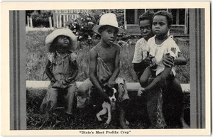 Sloan's Ivy Lodge, Lumber City, Georgia, Black Americana 1920er Vintage Postkarte - Bild 1 von 2