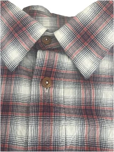Camisa con botones Orvis Active Fit para hombre XXL 2XL roja blanca a cuadros manga larga - Imagen 1 de 8