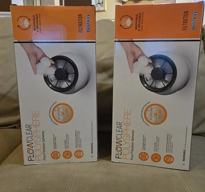 2X - Bestway Flowclear Polysphere Pool Filtration Spheres for Sand Filter Pumps - Image 1 of 4