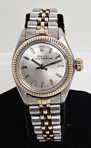 Rolex14k/ss Gold/Steel Watch Jubilee Band All Original 1979, 6719 Runs AS IS - Picture 1 of 21