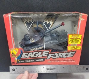 IN BOX VTG 1981 Mego Eagle Force The Talon Tank Militärfahrzeug Spielzeug Batterie NEU - Bild 1 von 24