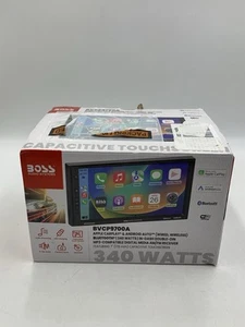 BOSS BVCP9700A CarPlap Bluetooth DoubleDin 7" Touchscreen Digital Media Receiver - Picture 1 of 10