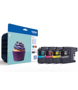 Cartuccia di inchiostro originale Brother LC123 LC-123BK, LC-123C, LC-123M, LC-123Y danneggiata - Foto 1 di 1