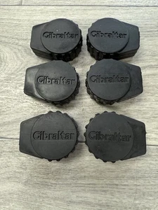 Gibraltar Round Rubber Feet for Hardware Stands (Lot of 6) - Picture 1 of 3