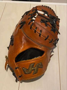 Primer guante de béisbol Hatakeyama PRO-BSF1 duro suave usado durante 1 año - Imagen 1 de 3