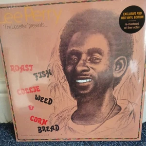 Lee Perry - Roast Fish Collie Weed & Corn Bread * Vinyl Lp Record Store Day Red  - Picture 1 of 2