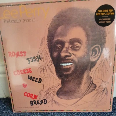 Lee Perry - Roast Fish Collie Weed & Corn Bread * Vinyl Lp Record Store Day Red  - Image 1 of 2