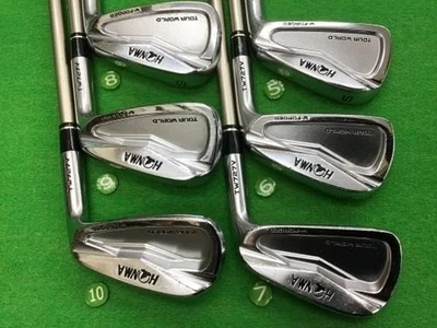 HONMA TOUR WORLD TW727V FORGED Iron Set 5-10 6S VIZARD I65/SR #AP07816 - Image 1 of 4