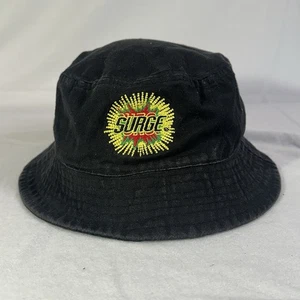 Vintage Surge Soda Black Bucket Hat Coca Cola Merchandise Cap Youth - Picture 1 of 10
