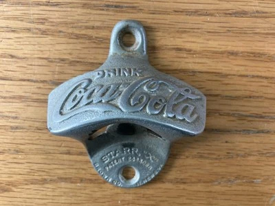Abridor de botellas vintage de bebida Coca-Cola Starr X Brown Co. Newport News Virginia EE. UU. Foto 1 de 4