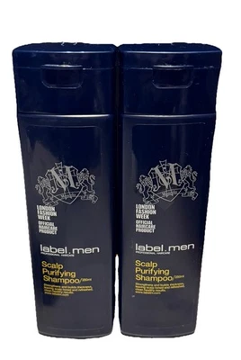 Label.Men Scalp Purifying Shampoo 300ml Professional Hair Care By Label.Men X2 - Image 1 of 2