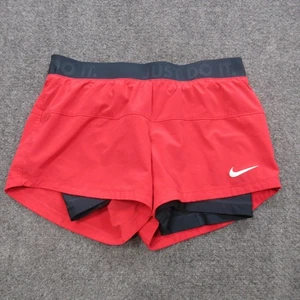 Pantalones Cortos para Correr Nike Dri-FIT Para Hombres Pequeños Rojos Negros JUST DO IT Forro Atlético - Imagen 1 de 11