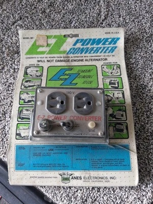 Anes E-Z Power Converter Model 601 12V DC to 110V for Campers, Boats, Vehicles - Image 1 of 4