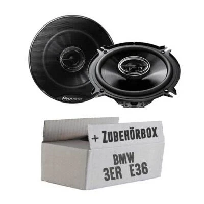 JUST SOUND BEST CHOICE FOR CARAUDIO BMW Serie 3 E36 parte trasera - PIONEER altavoces coche cajas coche compartimento trasero limusina cupé