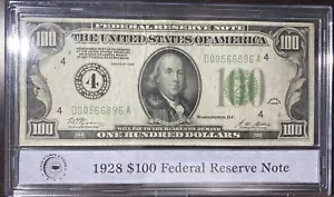 USA P-424 100 Dollars 1928 CLEVELAND PCS Certificate Redeemable In Gold - Picture 1 of 4