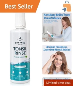 Natural 17 oz Everest Mouthwash – Soothe Tonsils and Freshen Breath Effortlessly - Picture 1 of 9
