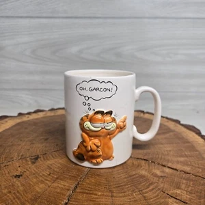 Taza de café vintage Garfield Jim Davis 1981 Enesco e-5900 de Japón ¡RARA!! - Imagen 1 de 6