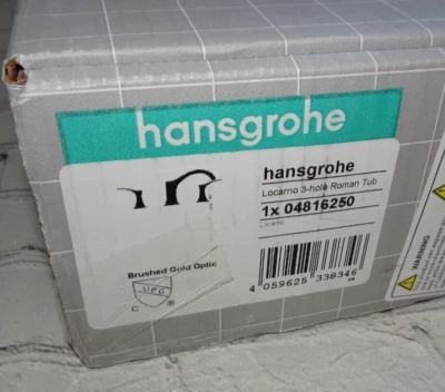 Hansgrohe Locarno Transitional 2 manijas 16 pulgadas de ancho relleno de bañera romana independiente Foto 1 de 4