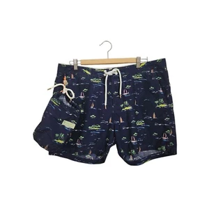 Scotch & Soda Shorts Size XL AU 34 EU 52 UK 42 Swim All Over Bahama Print Pants - Picture 1 of 4