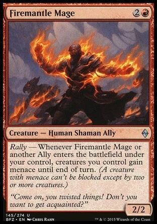 Magic the Gathering MTG Firemantle Mage (145) Battle for Zendikar   LP - Image 1 of 1