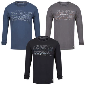 Camiseta deportiva ligera de algodón con motivo gráfico disidente de manga larga para hombre - Imagen 1 de 10