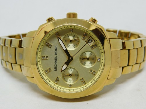 Michael Kors MK 5132 Orologio da donna tutto acciaio inox taglia Batteria nuova 6 3 4
