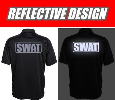 SWAT Polo REFLECTIVE design, Performance Polo w/ moisture wicking technology - Image 1 of 4