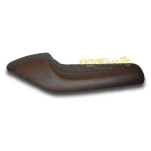 Brown Scrambler Cafe Racer Seat Bench Seat Bench Seat Flat Track Seat - Picture 1 of 5