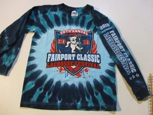 FAIRPORT CLASSIC LACROSSE FEST 2018 GRATEFUL DEAD BEAR TIE DYE L/S T-SHIRT SM - Picture 1 of 8