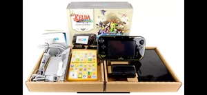 Nintendo Wii U Legend of Zelda Wind waker Edition 32GB Black Handheld System - Picture 1 of 7