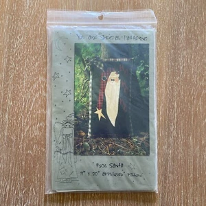 Santa No. 506 Applique Pillow Pattern Folk Art by You Are Special | uncut 11"x20 - Picture 1 of 2