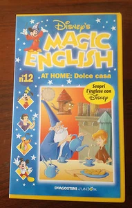 CS10> VHS - DISNEY 'S - MAGIC ENGLISH N.12 - AT HOME : DOLCE CASA - Picture 1 of 1
