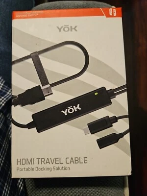 Cable Yok USB Tipo C a HDMI para Nintendo Switch - Negro En Caja Original Nuevo Foto 1 de 4