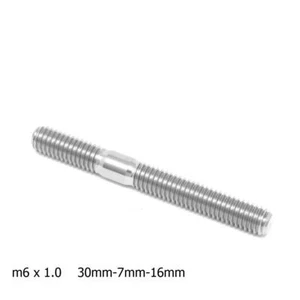 M6 x 1.0 Stud 53mm Titanium 30mm -7mm unthreaded -16mm 53 Ti Exhaust Manifold - Picture 1 of 10
