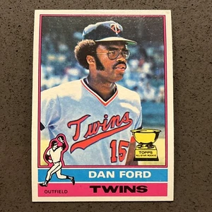 1976 Topps #313 Dan Ford Rookie Minnesota Twins Baseball Card B - Picture 1 of 6