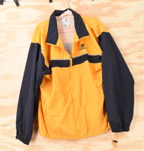 New Balance Full Zip Nylon Windbreaker Running Jacket Mens XL - Picture 1 of 16