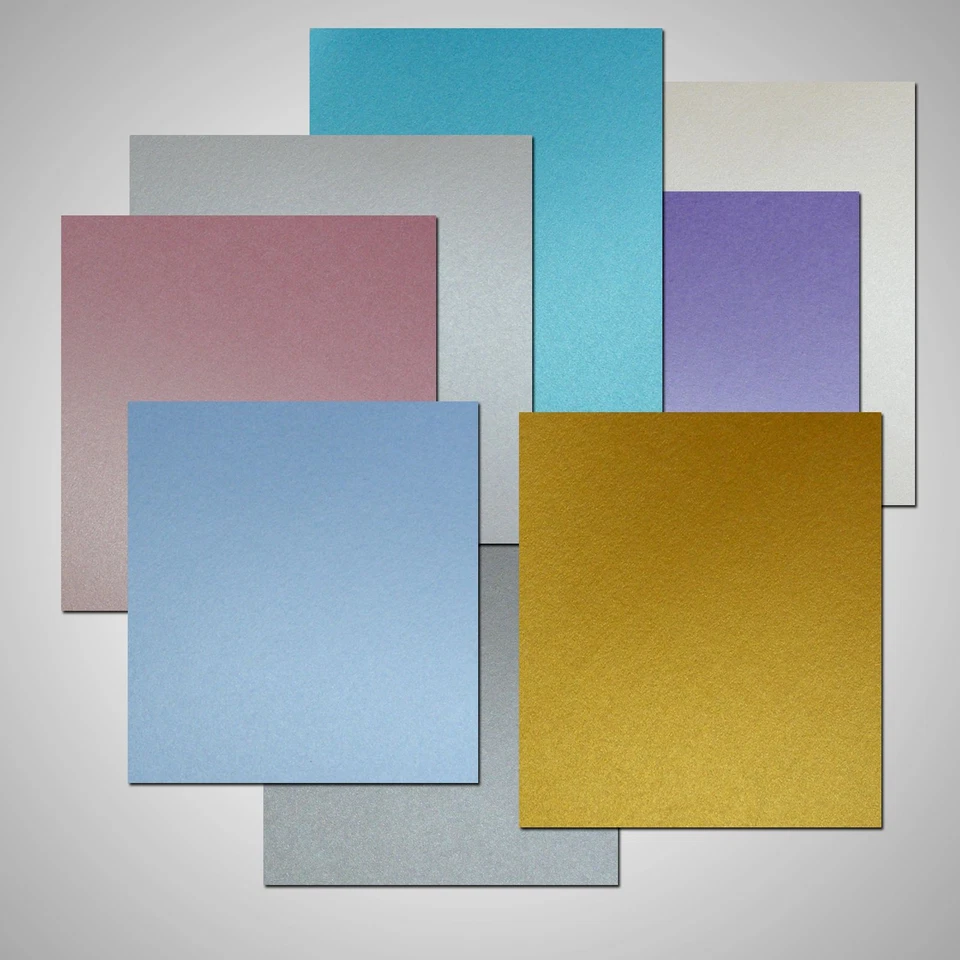 A4 Pearlescent Double Sided Paper - New Centura Pearl Shimmer Craft Paper 95gsm
