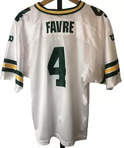 Vintage Wilson Brett Favre Jersey YOUTH L 14/16 38" Green Bay Packers #4 USA - Picture 1 of 11