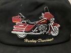 Harley Davidson Vintage Snap Back Hat Made In ThE USA Motorcycle
