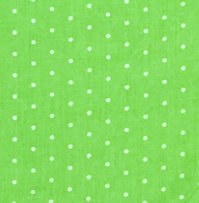 Edredón de algodón verde blanco a lunares día de San Patricio tela JoAnn niños por comprar Foto 1 de 4