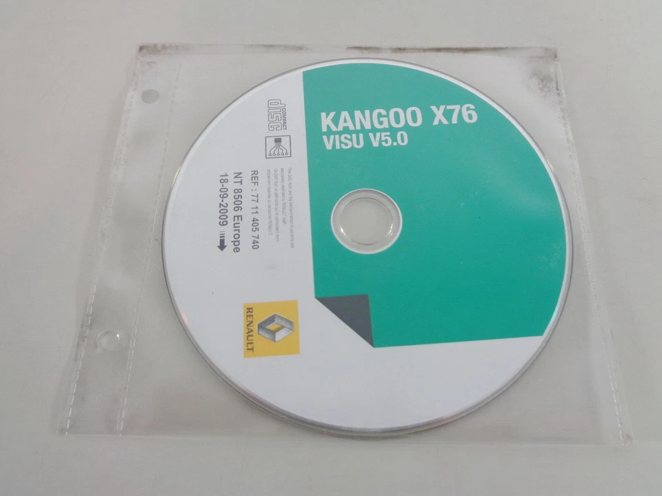 Electric Schematics On CD Renault Kangoo I Stand 09/2009 - Image 1 of 1