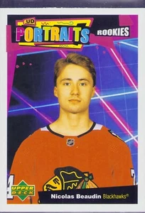 2020-21 Upper Deck - UD Portraits Rookies #P-49 Nicolas Beaudin (RC) - Picture 1 of 1