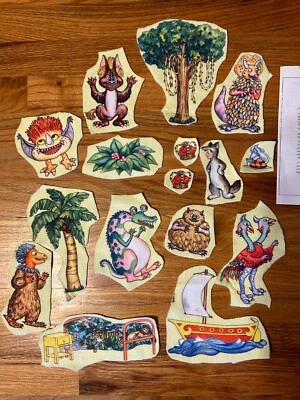 Story Time Felts Monsters Galore 6206 (para usar en un tablero de fieltro) escuela en casa Foto 1 de 4