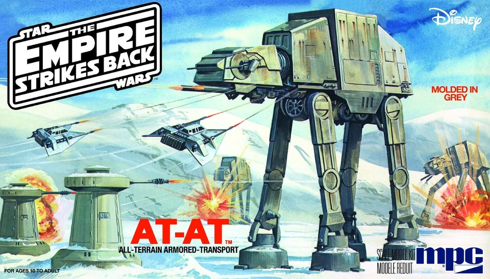 MPC Star Wars AT-AT Empire Strikes Back 1:100 Plastic Model Kit 950 - Image 1 of 1