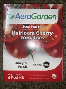 aerogarden 6-SIX seed pod kit - Heirloom Cherry tomatoes New & Sealed- Unopened - Picture 1 of 2