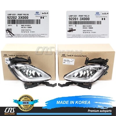 GENUINE Fog Lamps Lights LH RH for 2011-2013 Hyundai Elantra OEM 922013X000⭐⭐⭐⭐⭐ Foto 1 de 4