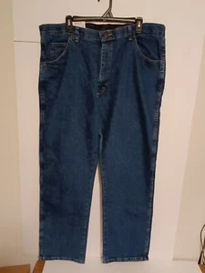 Wrangler Men's Five Star Blue Jeans Size 38x30 Regular Fit Denim 5 Pocket - Picture 1 of 5