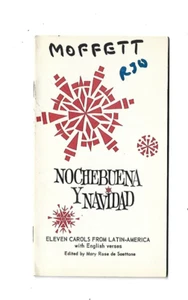 J - VINTAGE 1961 NOCHEBUENA YNAVIDAD Eleven Carols from Latin America SONG BOOK - Picture 1 of 1
