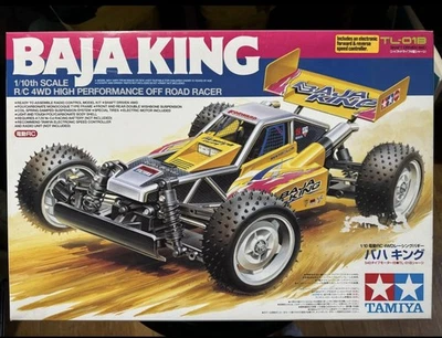 TAMIYA 1/10 Scale Electric RC Car Baja King Unassembled Vintage Model - Image 1 of 2