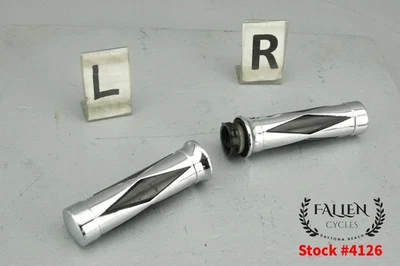 Harley Sportster 1200 Aftermarket 2014 juego de empuñaduras de acelerador cromo #4126 Foto 1 de 4